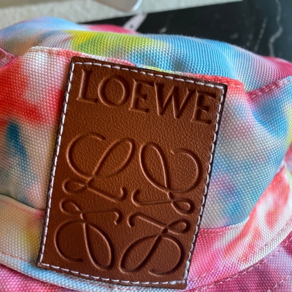 Loewe Paula's Ibiza Tie Dye Canvas Hat - Picture 7 of 9